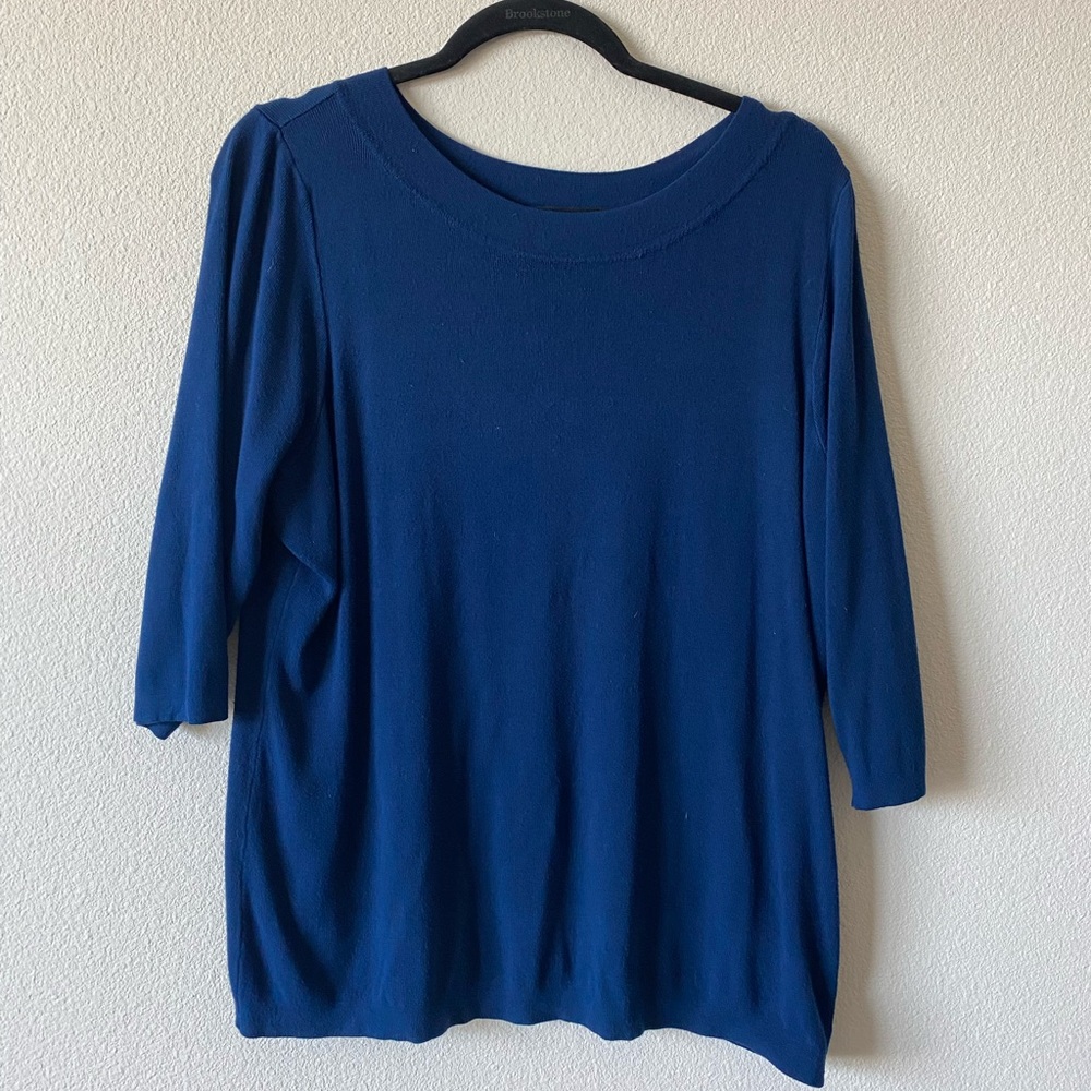 Navy blue sweater
